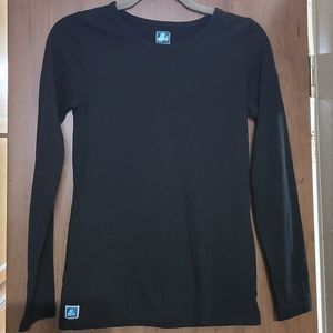 Adar Underscrub Long Sleeve, Small Black